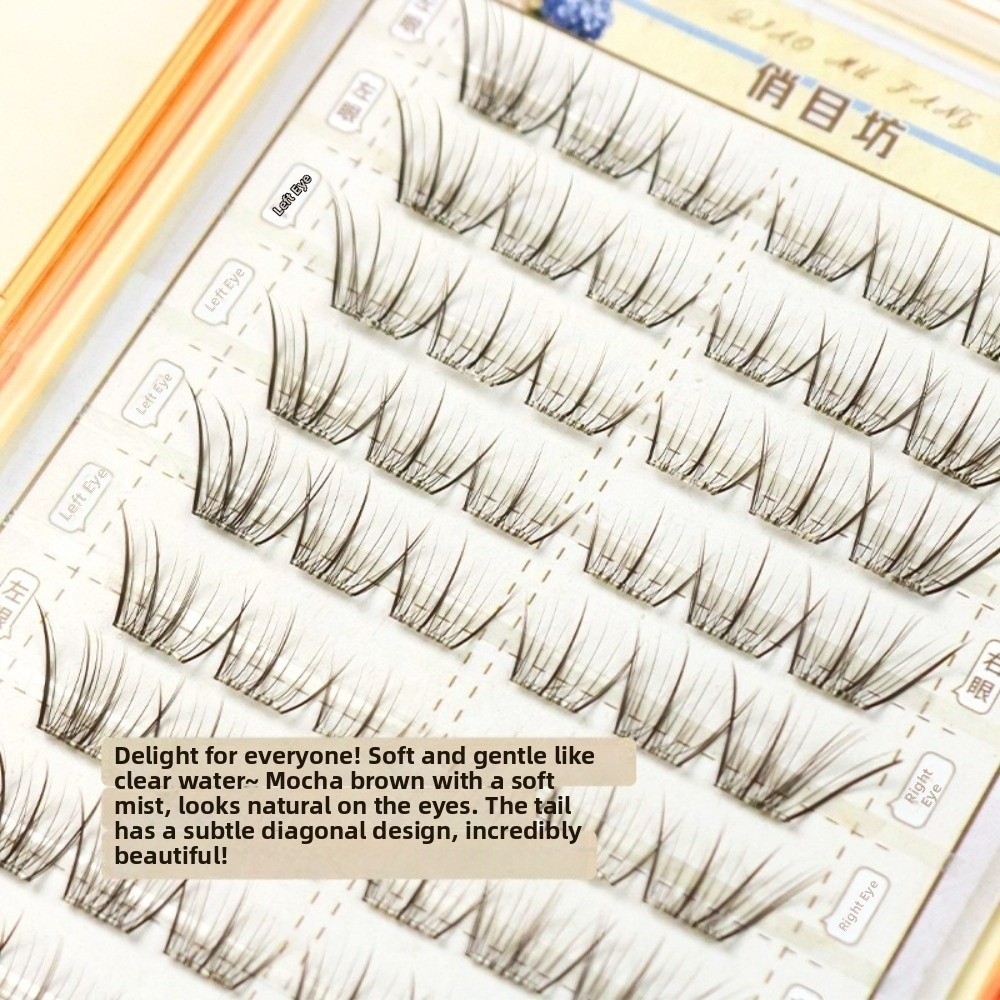 Eyelash Extension No 10 - Bulu Mata Palsu Perekat Diri Warna