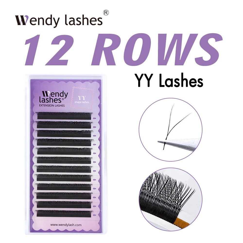 Eyelash Extension C Curl - WENDY 2D YY Bentuk C/D Ekstensi