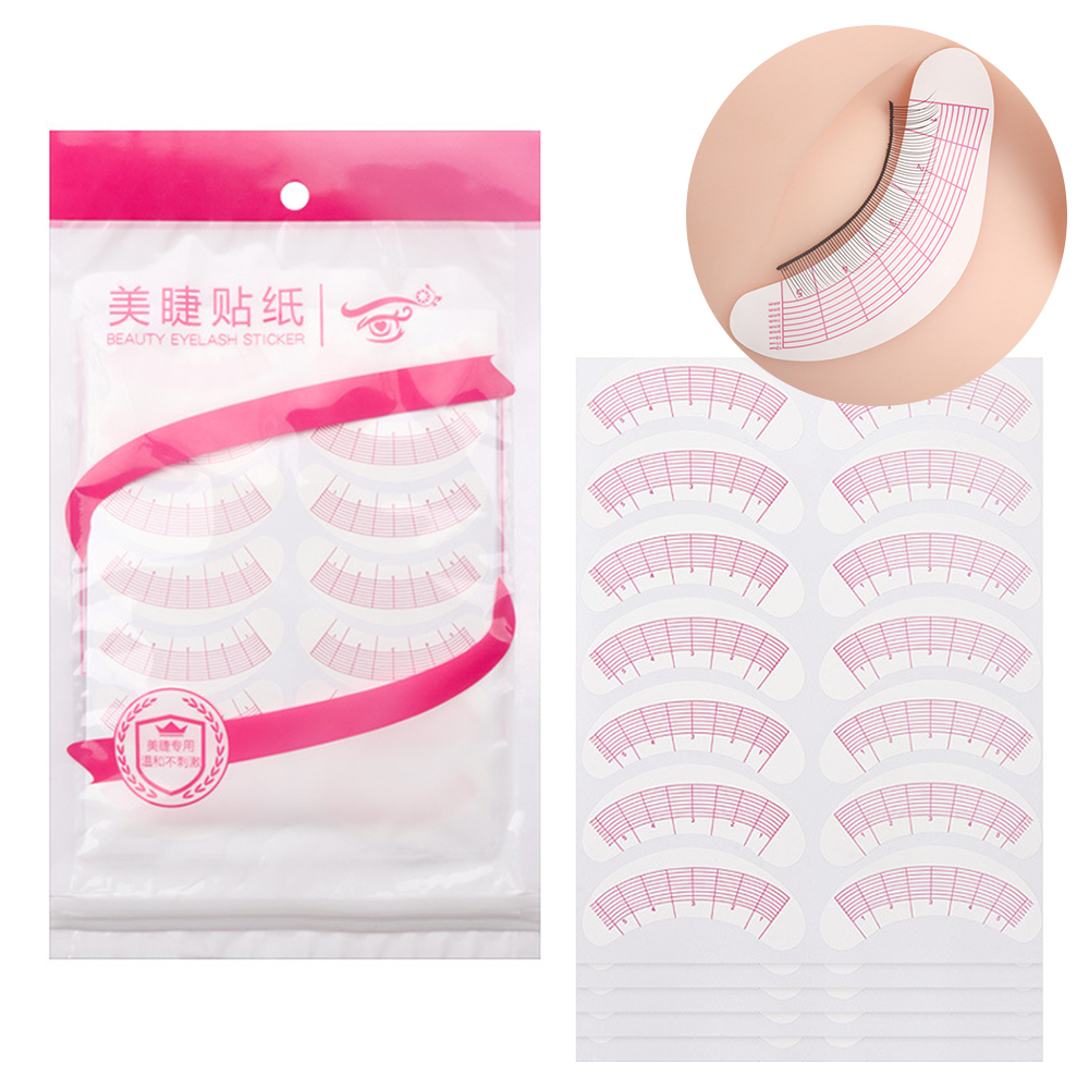 Lash Mapping Sticker - Stiker pemetaan bulu mata 70 pasang,