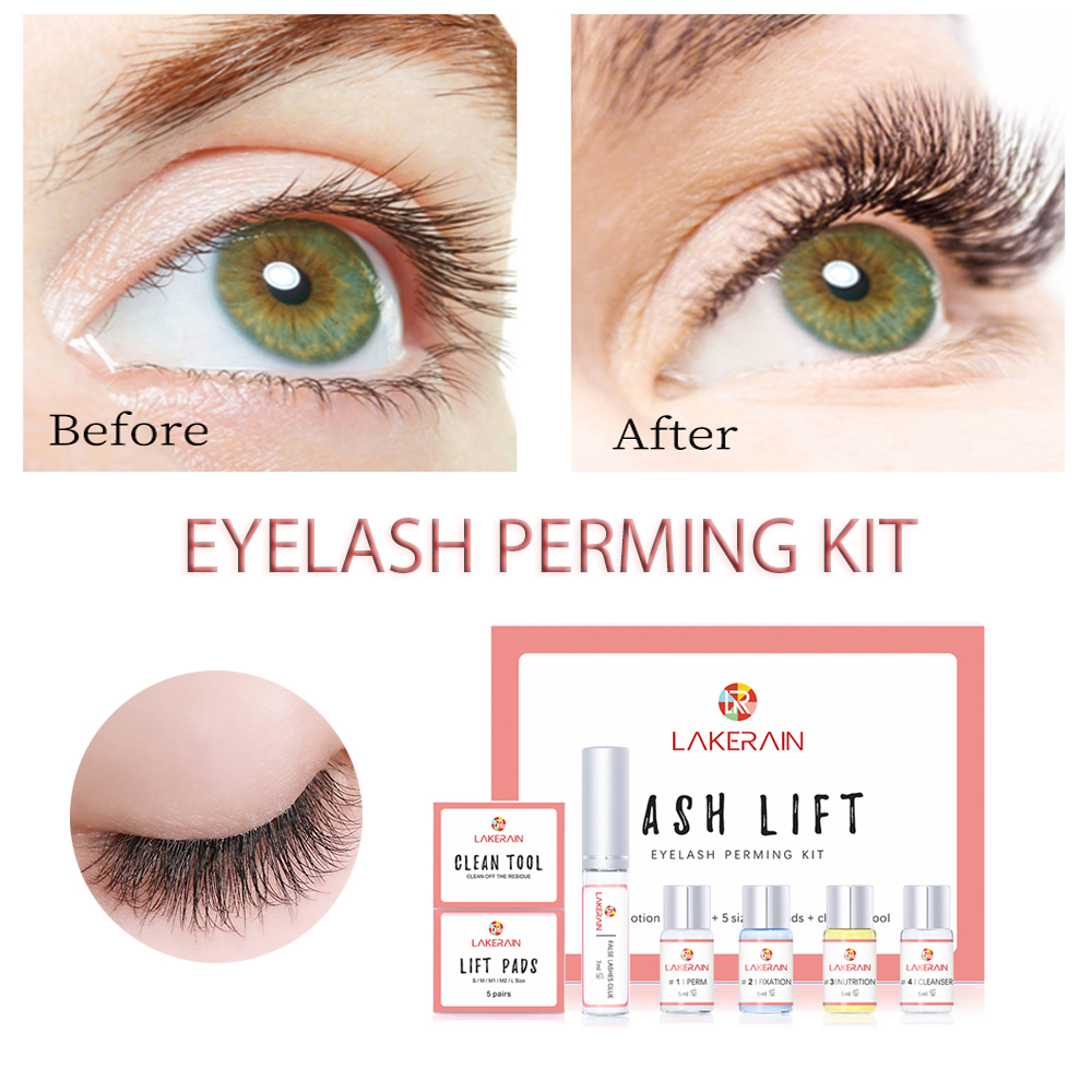 Eyelash Extension Permanent - Dropshipping Kit menaikkan bulu mata Semi
