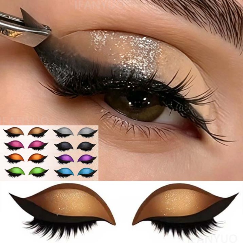 Lash Mapping Sticker - 1/2 Pasang Stiker Rias Mata 2-In-1