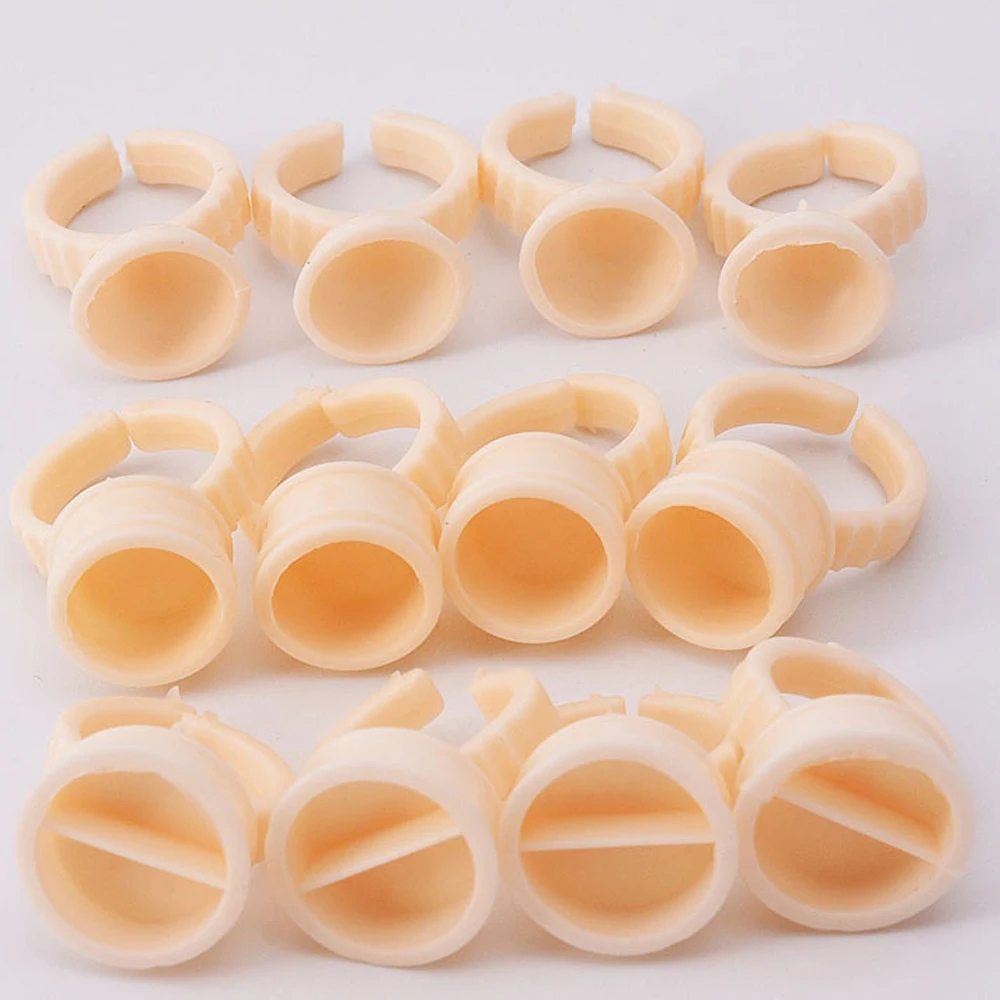 Eyelash Extension Permanent - 100pcs tinta tato silikon sekali pakai