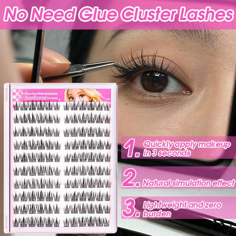 Eyelash Extension No 10 - Bulu Mata Palsu Perekat Sendiri, Tanpa