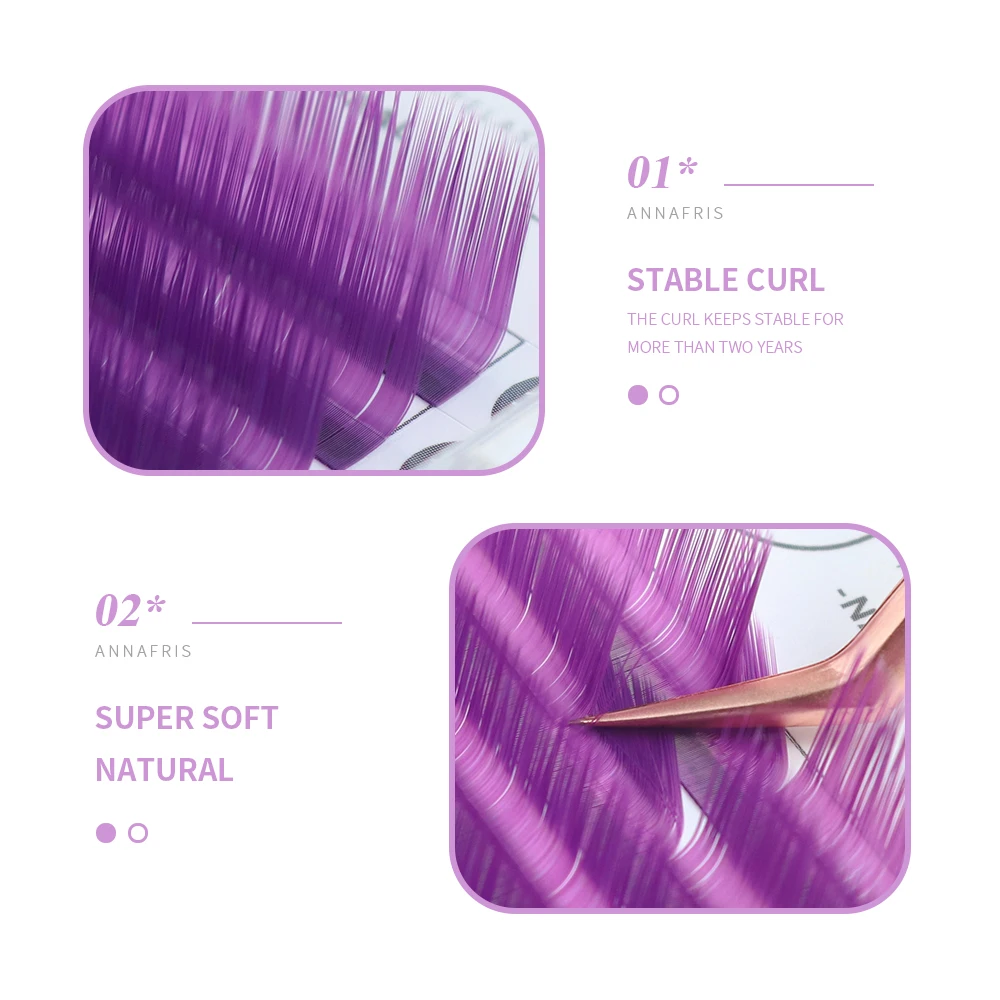 ANNAFRIS Bulu Mata Bulu Cerpel - Eyelash Extension C Curl ulasan dan harga