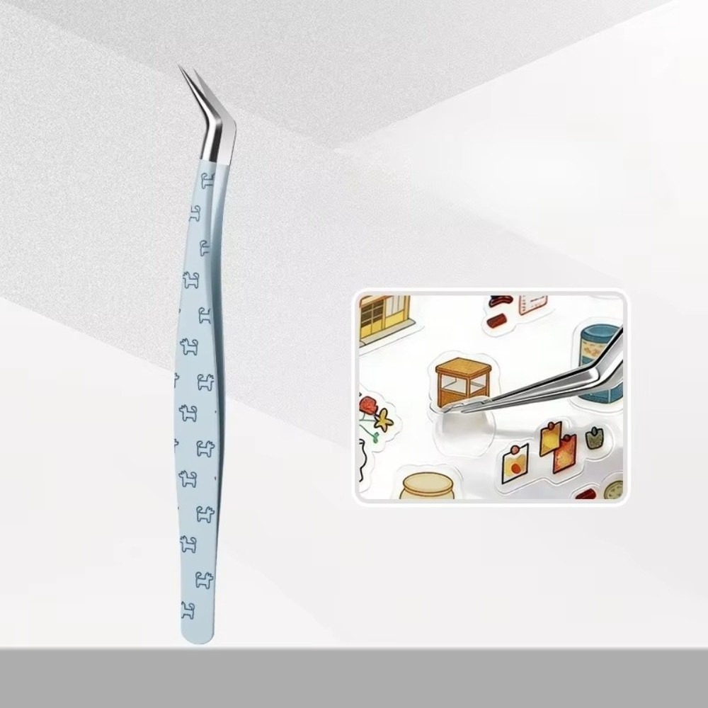 Pinset Lengkung Stainless Stee - Lash Mapping Sticker ulasan dan harga