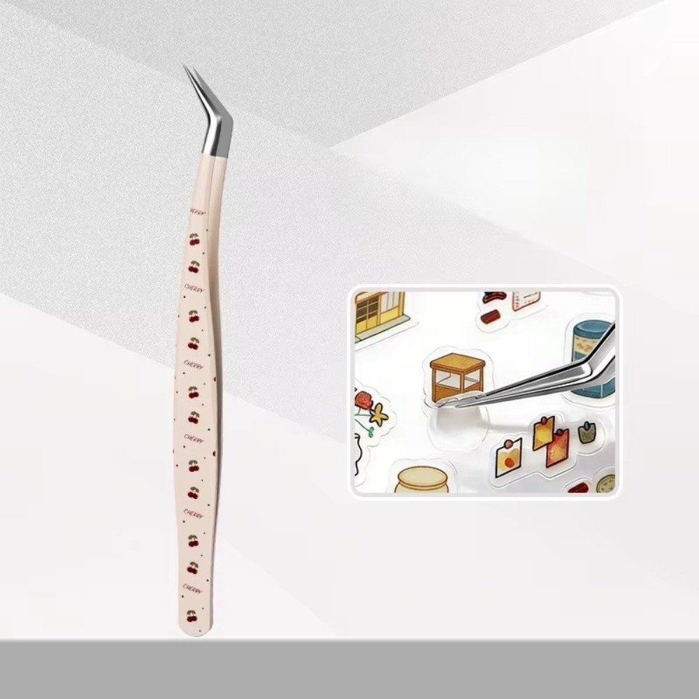 Pinset Lengkung Stainless Stee - Lash Mapping Sticker ulasan dan harga