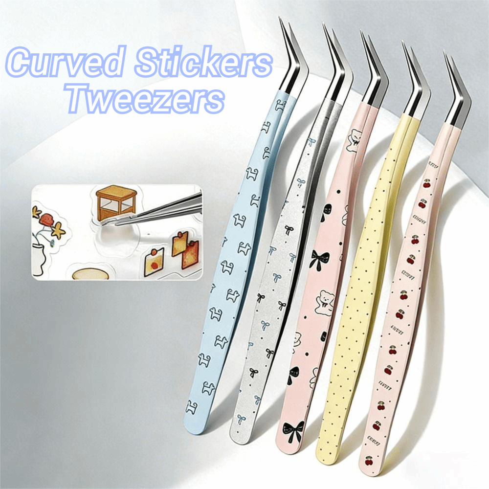 Pinset Lengkung Stainless Stee - Lash Mapping Sticker ulasan dan harga