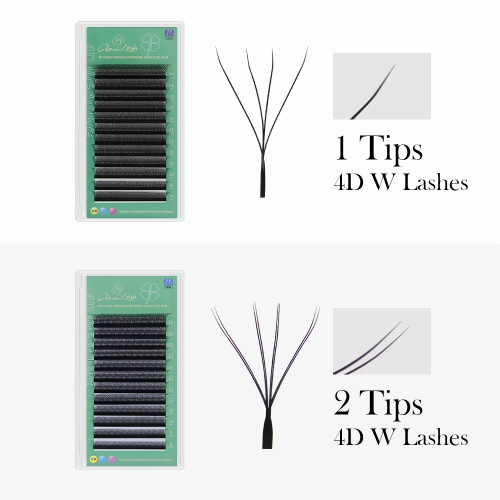 Glamor bulu mata 4D W ekstensi - Eyelash Extension Volume Styles ulasan dan harga