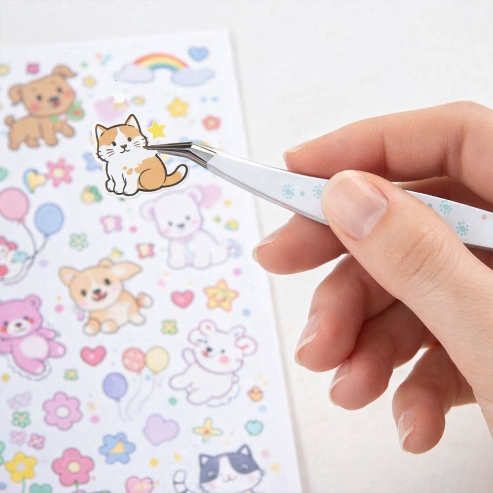 Pinset Lengkung Stainless Stee - Lash Mapping Sticker ulasan dan harga