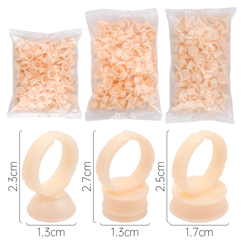 100 Buah Cincin Tinta Tato Sil - Eyelash Extension Permanent ulasan dan harga
