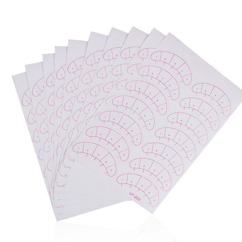 Ekstensi Bulu Mata Kertas Patc - Lash Mapping Sticker ulasan dan harga