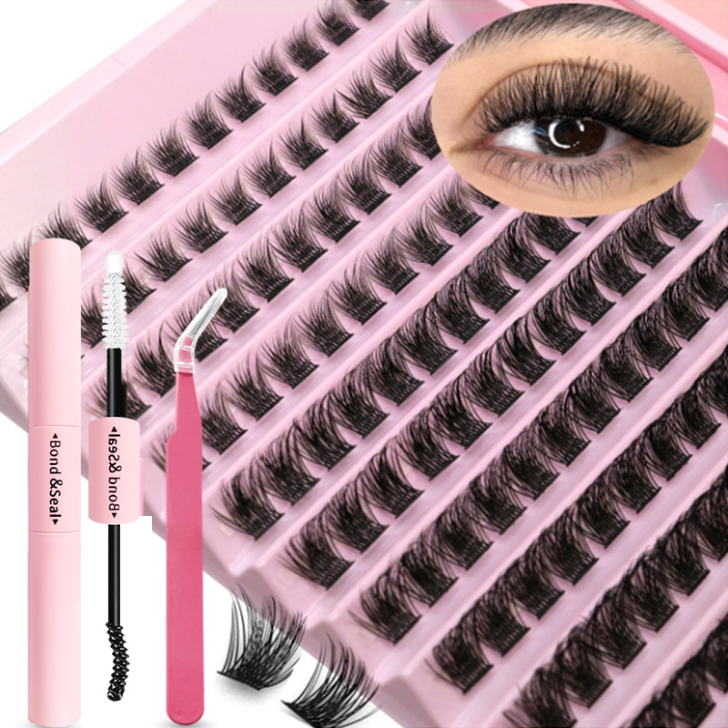 Kit Ekstensi Bulu Mata DIY Clu - Eyelash Extension Review ulasan dan harga