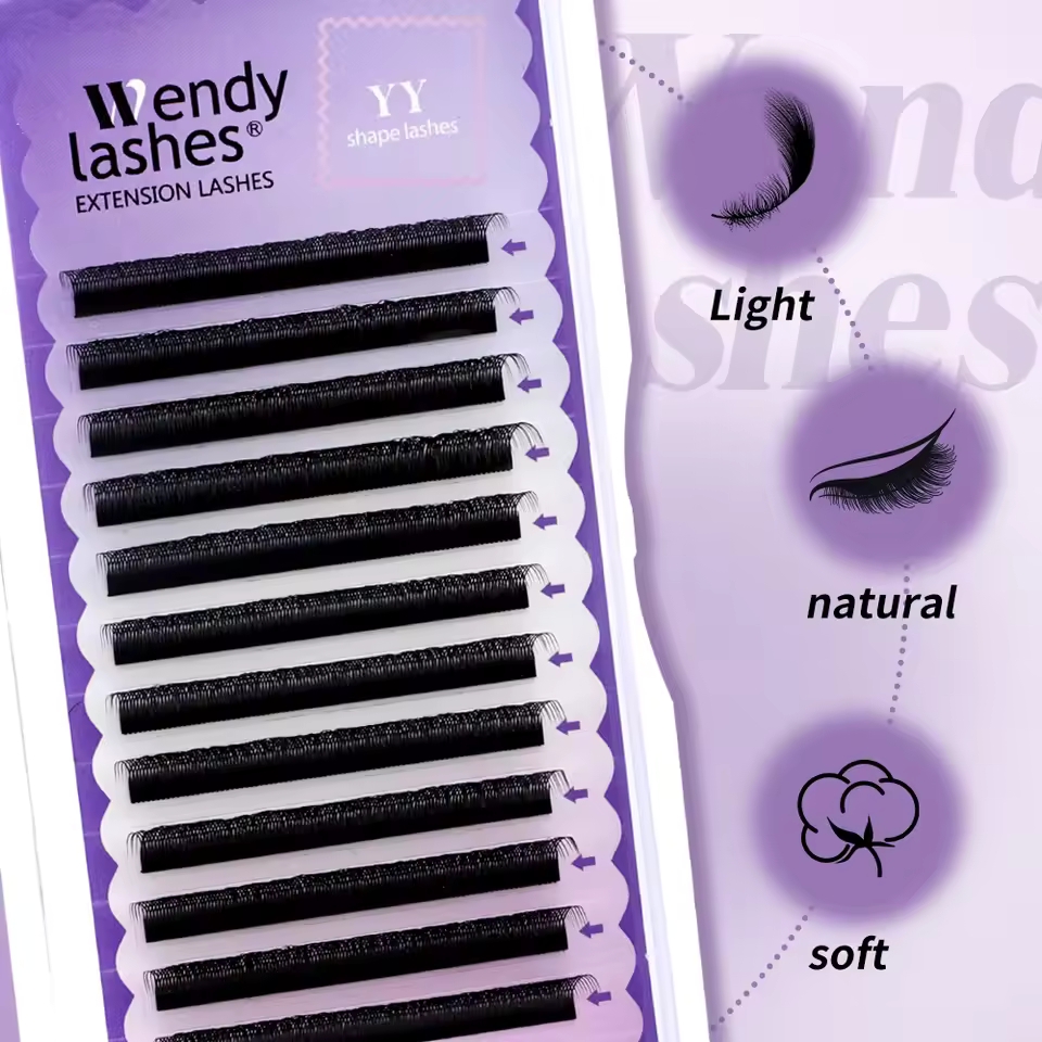 WENDY 2D YY Bentuk C/D Ekstens - Eyelash Extension C Curl ulasan dan harga