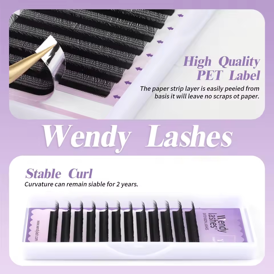 WENDY 2D YY Bentuk C/D Ekstens - Eyelash Extension C Curl ulasan dan harga