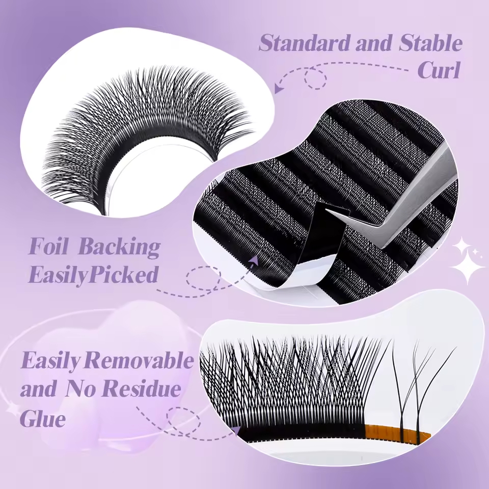 WENDY 2D YY Bentuk C/D Ekstens - Eyelash Extension C Curl ulasan dan harga