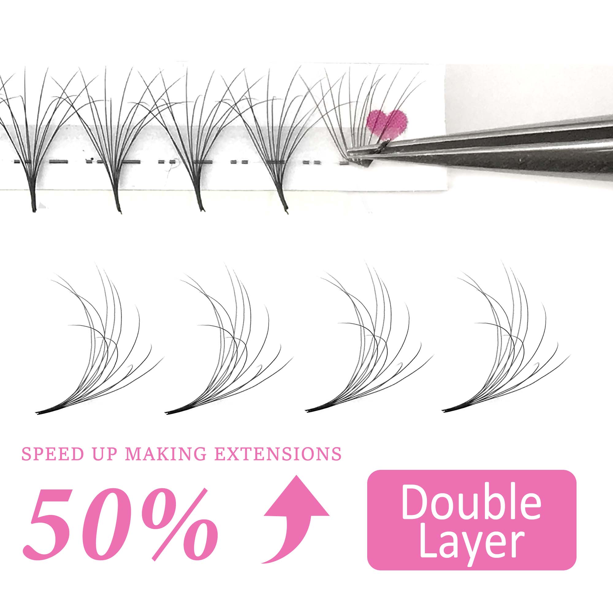 COMANGO cantik dua lapis berbu - Eyelash Extension Double Volume ulasan dan harga
