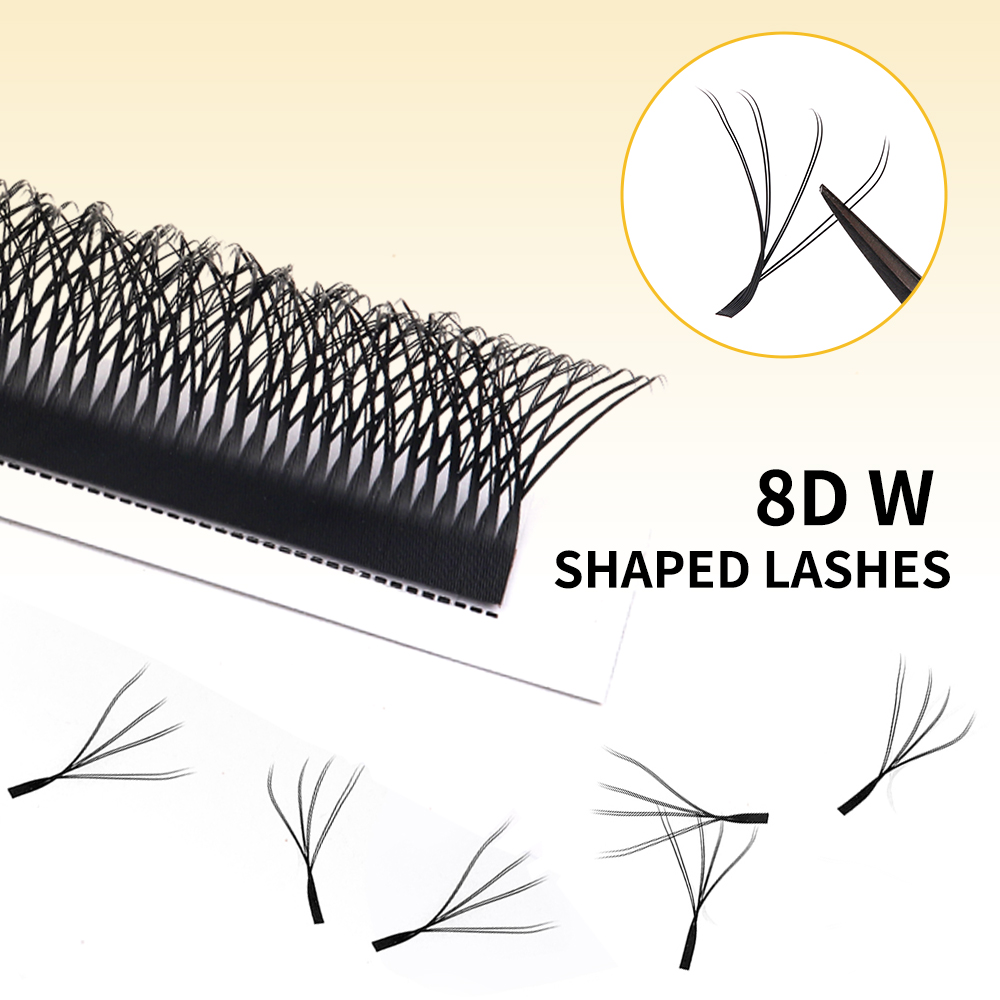 GEMERRY 4D/6D/8D/10D W Lashes  - Eyelash Extension Double Volume ulasan dan harga