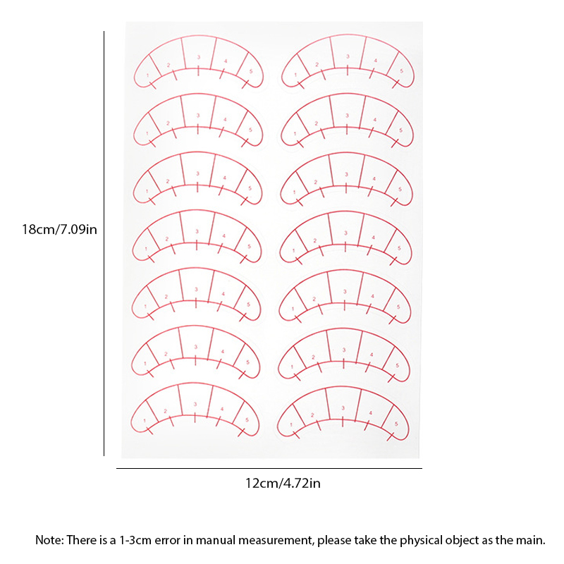 70/140 pasang stiker pemetaan  - Lash Mapping Sticker ulasan dan harga
