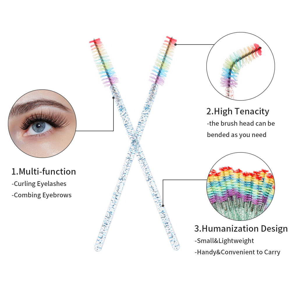 50 Buah Kuas Rias Bulu Mata Kr - Eyelash Extension Review ulasan dan harga