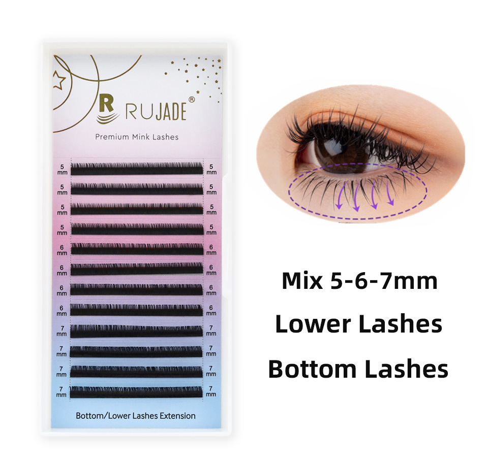 Bulu Mata Bawah Campuran 5 6 7 - Eyelash Extension C Curl ulasan dan harga