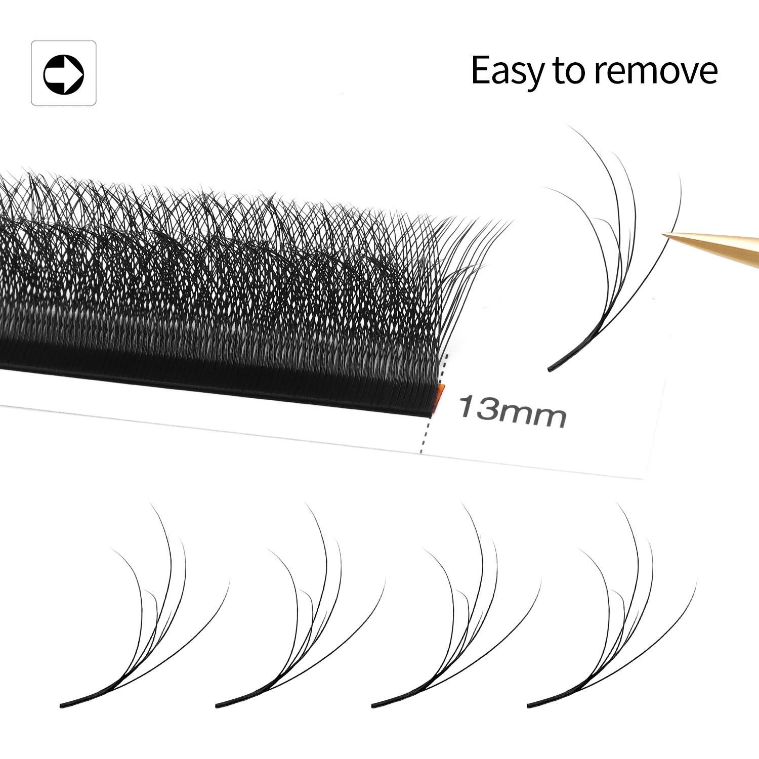 Ekstensi Bulu Mata XIUSUZAKI D - Eyelash Extension Double Volume ulasan dan harga