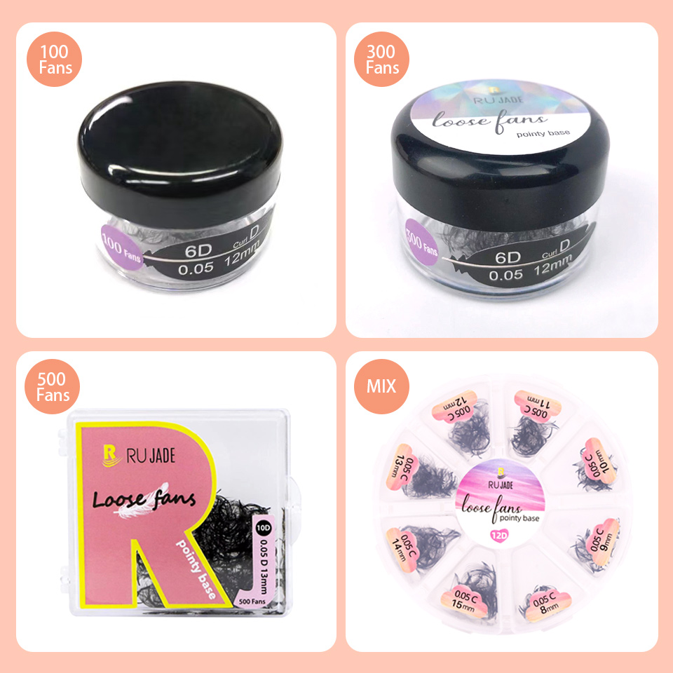 RUJADE tipis runcing dasar Vol - Eyelash Extension Review ulasan dan harga