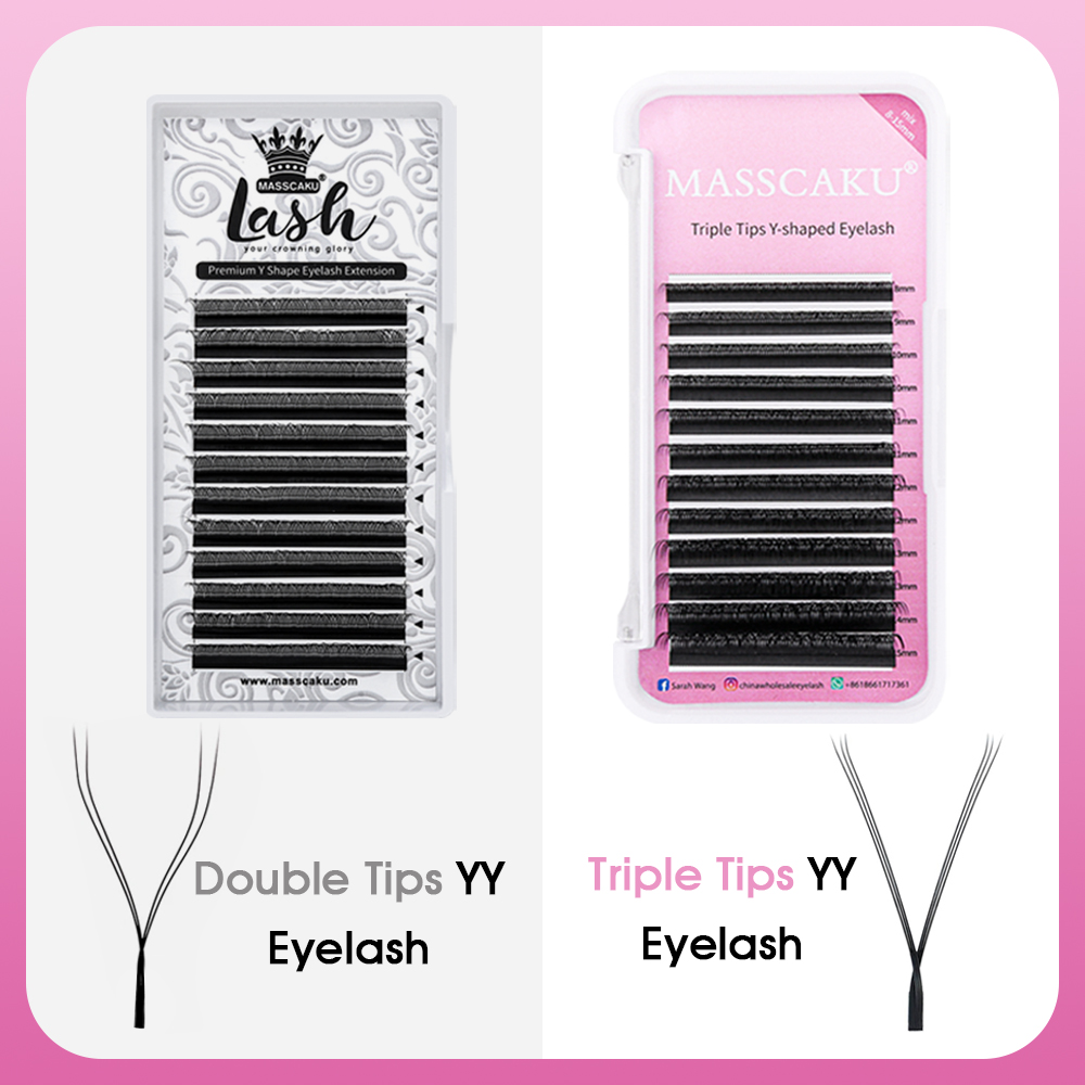 MASSCAKU jual panas alami Volu - Eyelash Extension Double Volume ulasan dan harga
