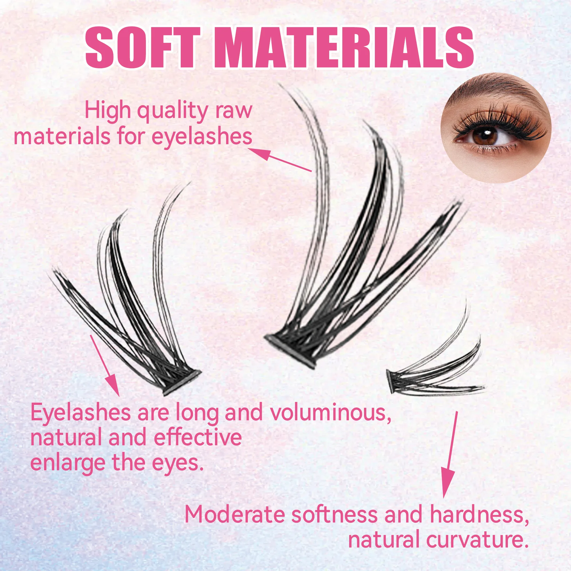 Bulu Mata 200 PCS Clusters Las - Eyelash Extension Review ulasan dan harga