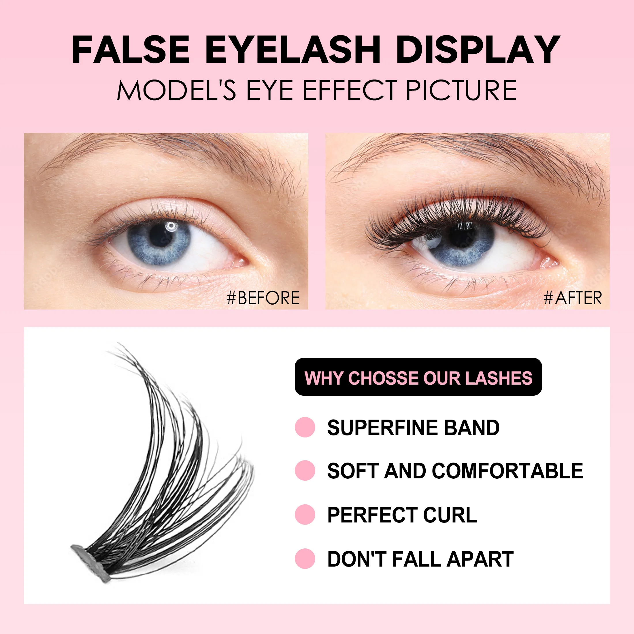 Kit ekstensi bulu mata DIY, ak - Eyelash Extension Review ulasan dan harga